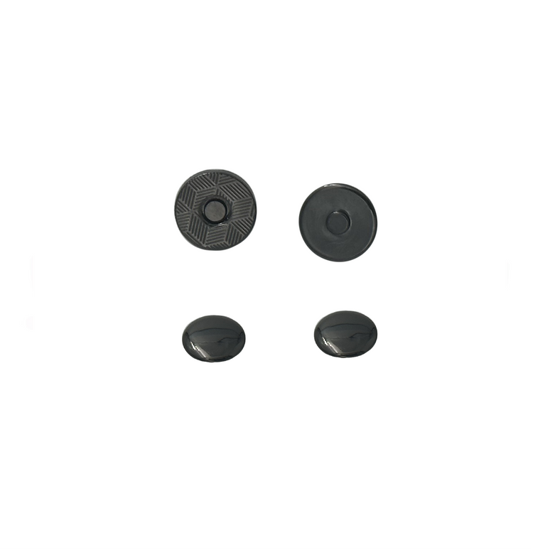 10x2mm Double Rivet Magnetic Snaps (50-sets)