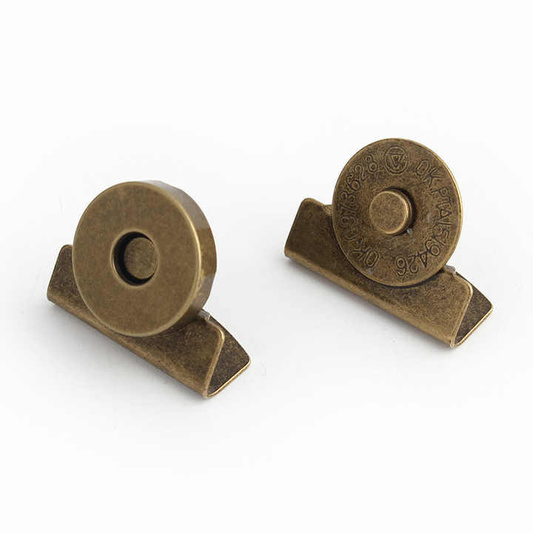 14x3.5mm NO Sew Magnetic Clip-On Snap (50-sets)