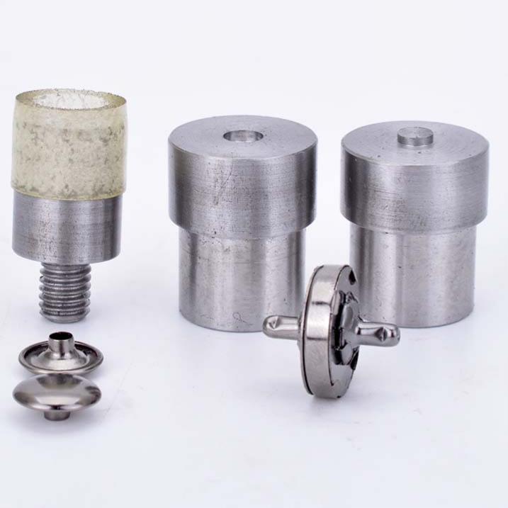 Hand Press Machine Tooling For Double Rivet Magnetic Snap