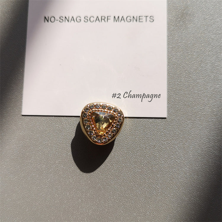 25SETS 15mm Hijab Pins With Diamond Magnetic Accessories