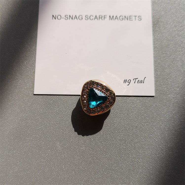 25SETS 15mm Hijab Pins With Diamond Magnetic Accessories