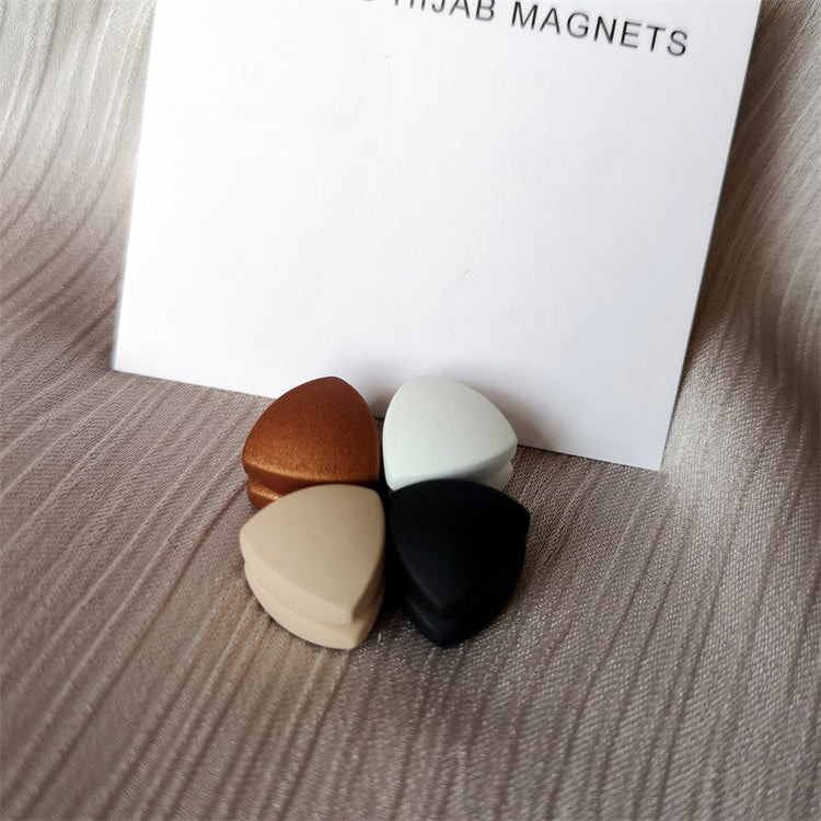 50SETS 12mm Hijab Pins Scarf Triangle Shape Magnetic Accessories