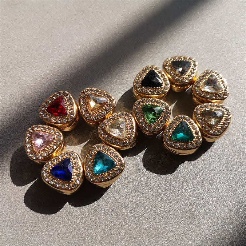 25SETS 15mm Hijab Pins With Diamond Magnetic Accessories