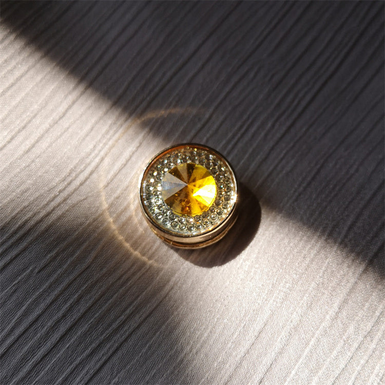 25SETS 18mm Hijab Pins Round Shape With Diamond Magnetic Accessories