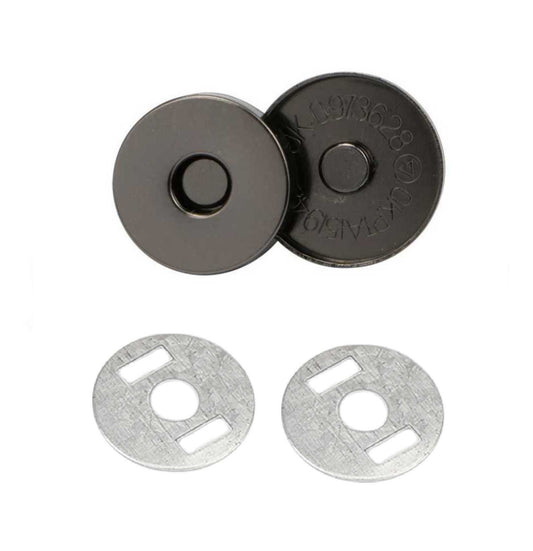 18x4.5mm Full Cover Magnetic Snaps (50-sets)