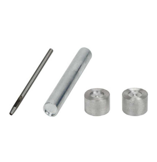 Hand Tooling For Double Rivet Magnetic Snap