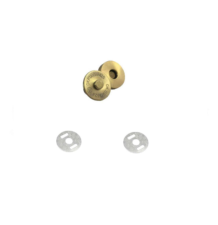 Brush antique brass color magnetic snap, magnetic button, metal button
