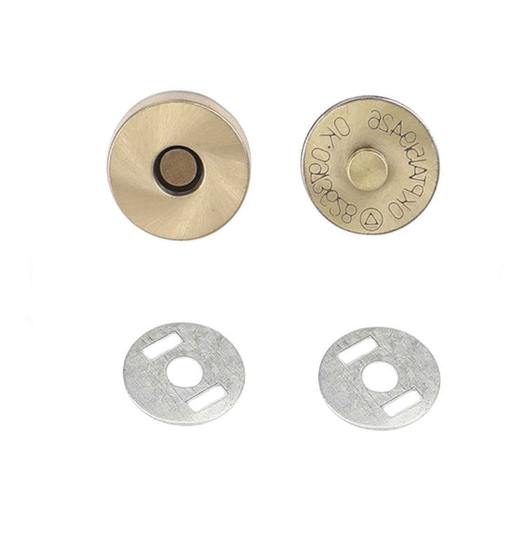 Brush antique brass magnetic snap, magnetic button, metal button