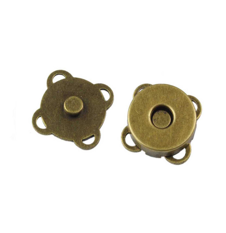 18x4.5mm Sew-On Magnetic Snaps (50-sets)
