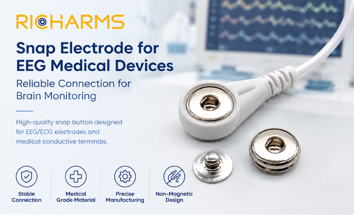 Conductive Snap Connectors & Electrode Contacts