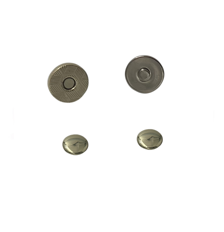 10x2mm Double Rivet Magnetic Snaps (50-sets)
