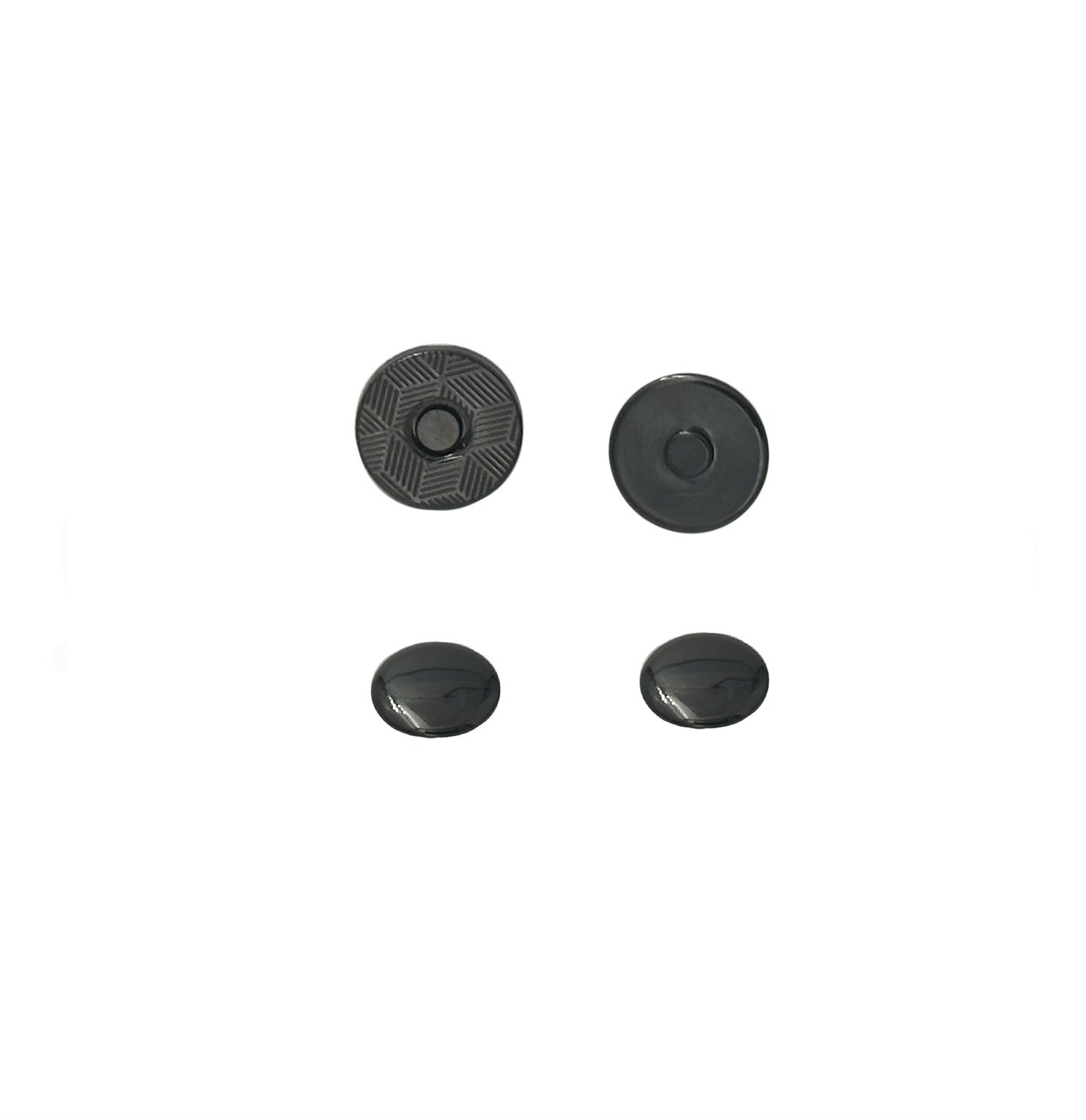 10x2mm Double Rivet Magnetic Snaps (50-sets)