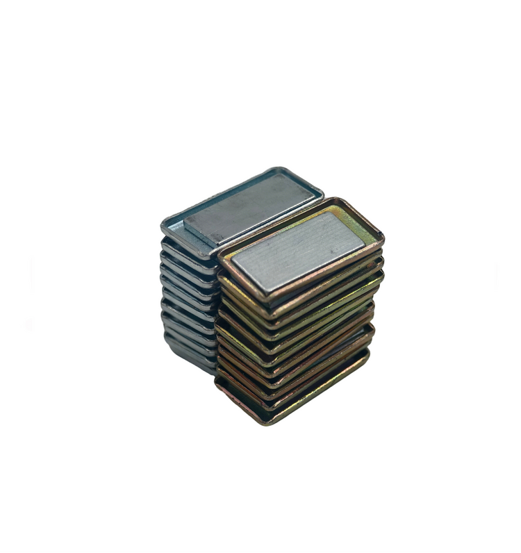 25SETS Invisible Sew Magnet Rectangular Shape Single Pole