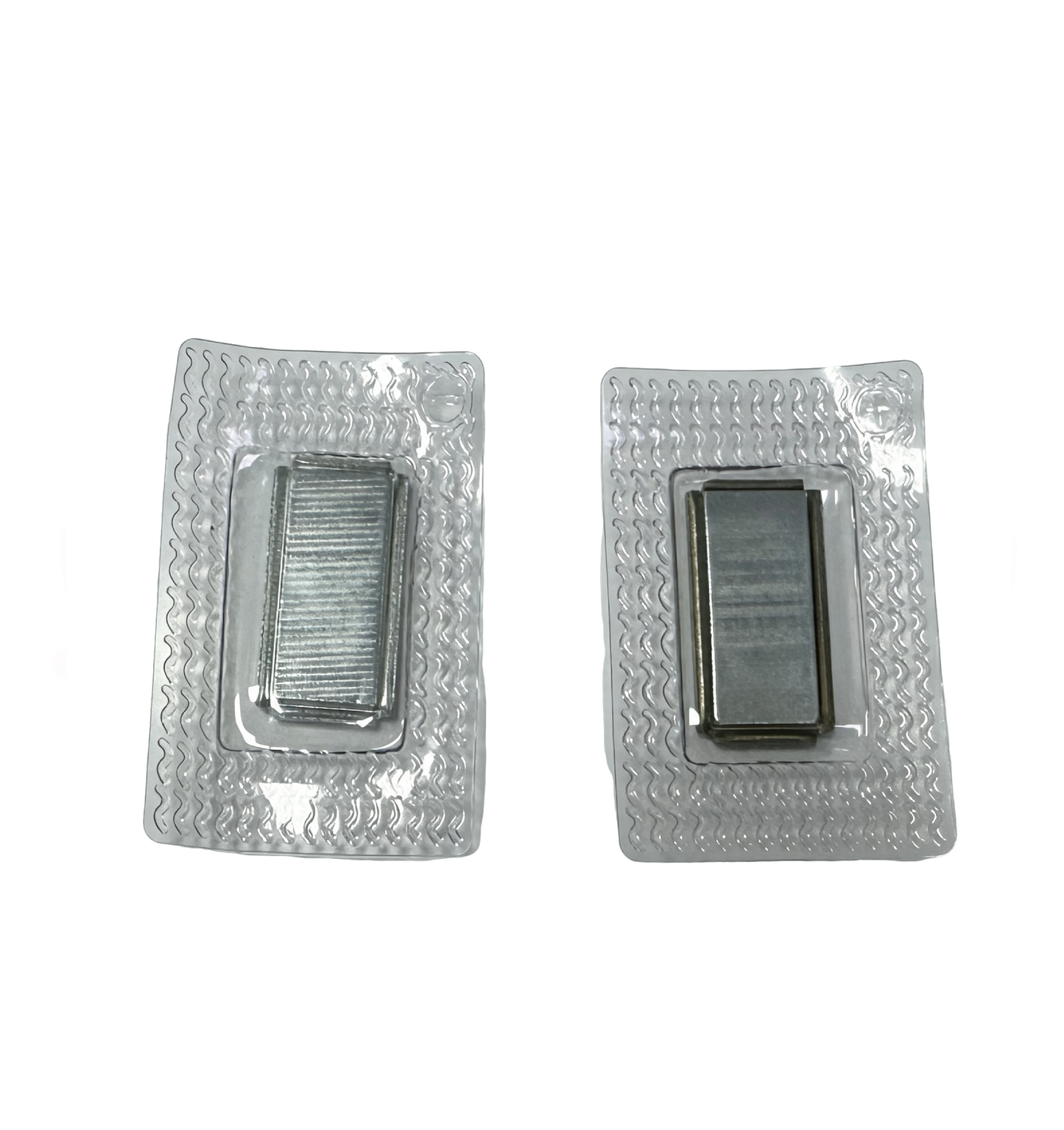 50 Pairs Invisible Sew Magnet Block Shape Single Pole