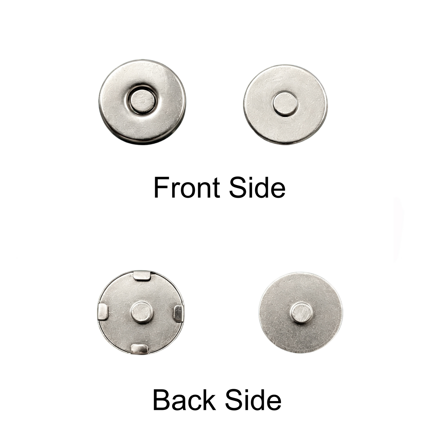 10x2mm NO PRONG electromagnetic Magnetic Snaps for Insert Mold Ready