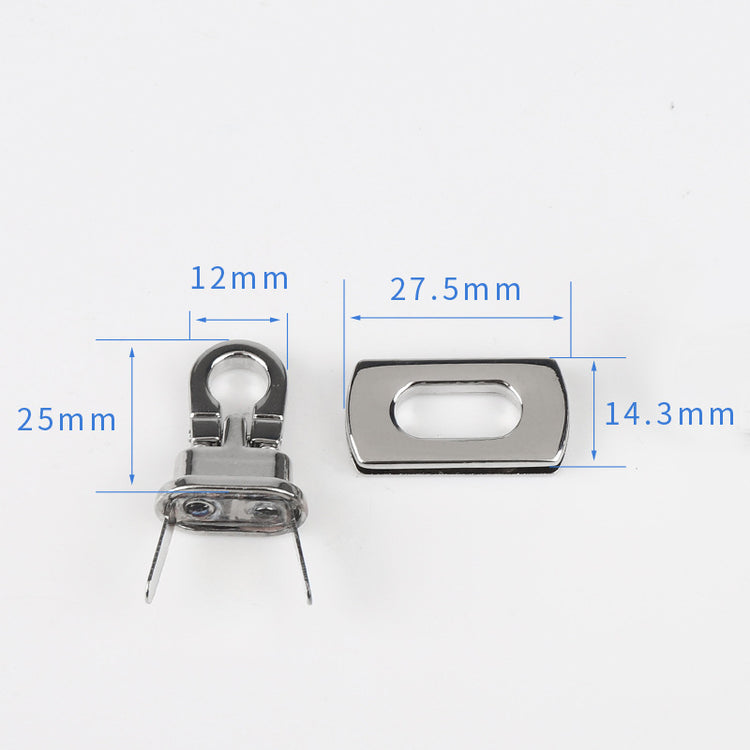 Twist Lock Button Handbag Lock(20-sets)