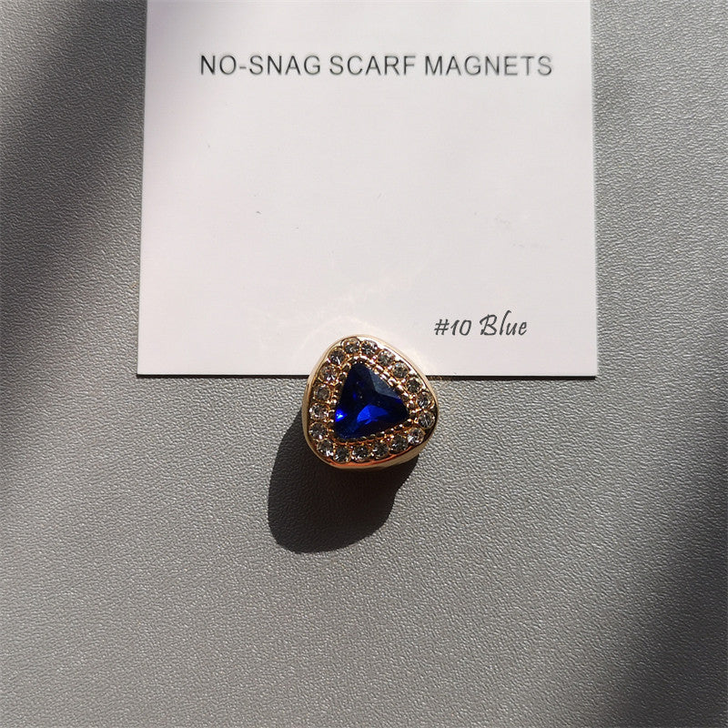25SETS 15mm Hijab Pins With Diamond Magnetic Accessories