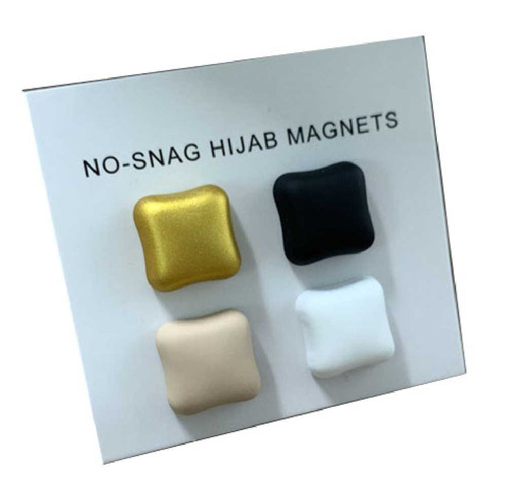 50SETS 13mm Hijab Pins Scarf Square Shape Magnetic Accessories