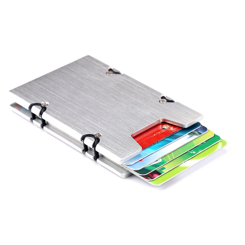 Alumin Slim Card Holder Silver