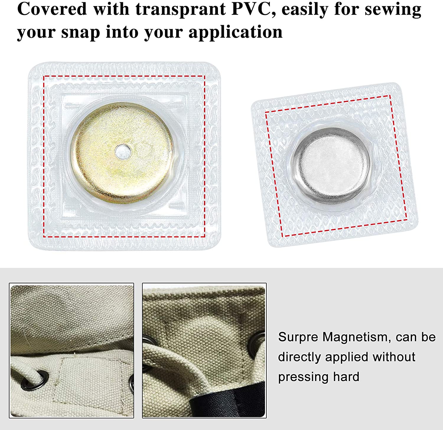 Arokimi 8 Sets Hidden Magnetic Snap,Invisible Magnets Sew in India | Ubuy