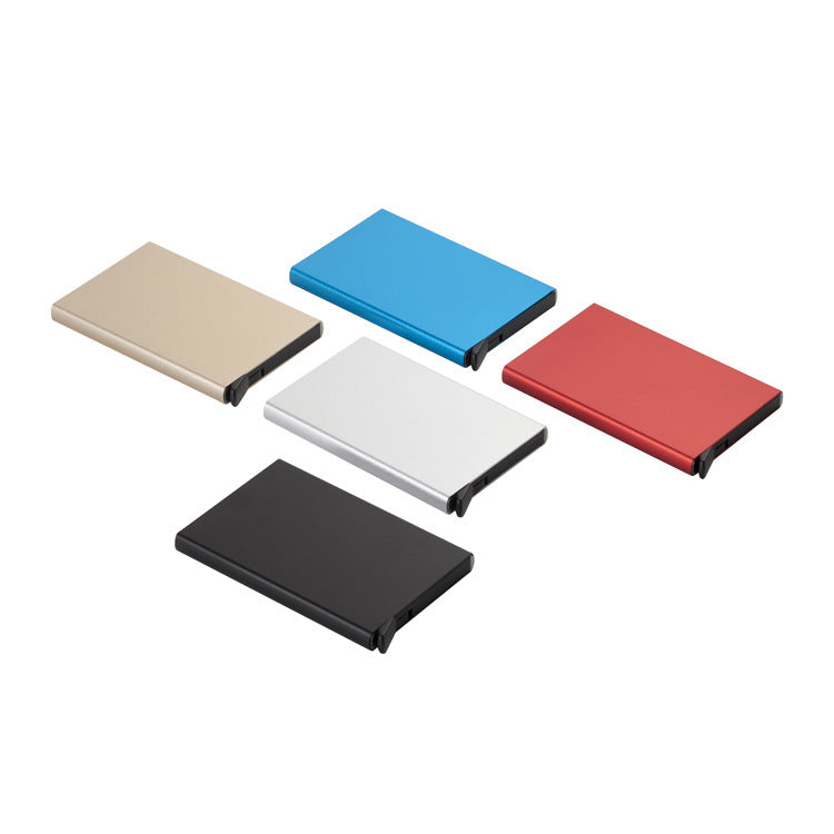 Buttom Push Card Holder Mix color