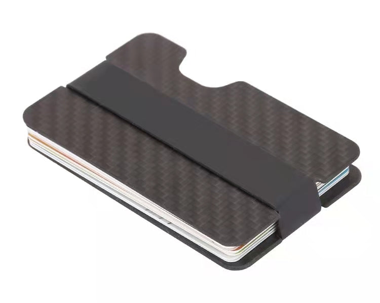 20pcs Carbon Fiber Metal Wallet