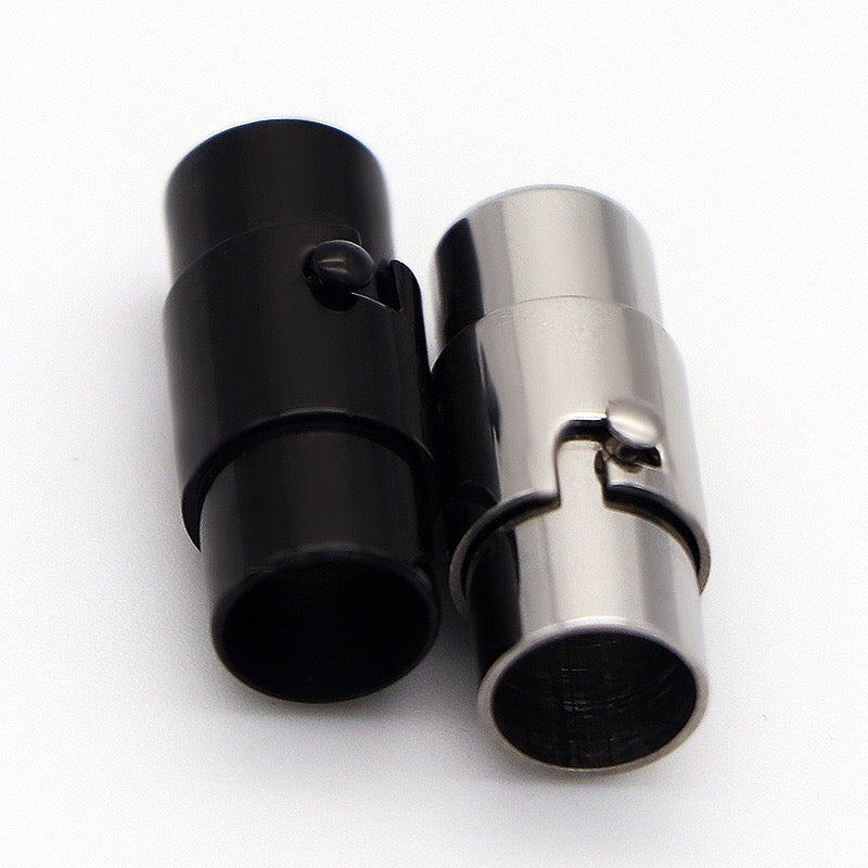 30pcs 18x6mm Cylinder Shape Bracelet Magnetic Closures