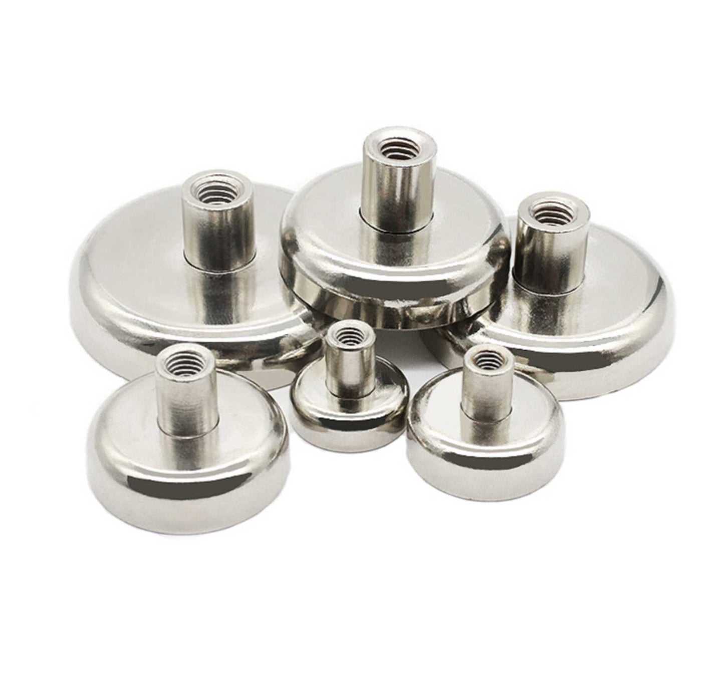 Pot Magnet With Internal Threaded Stem
