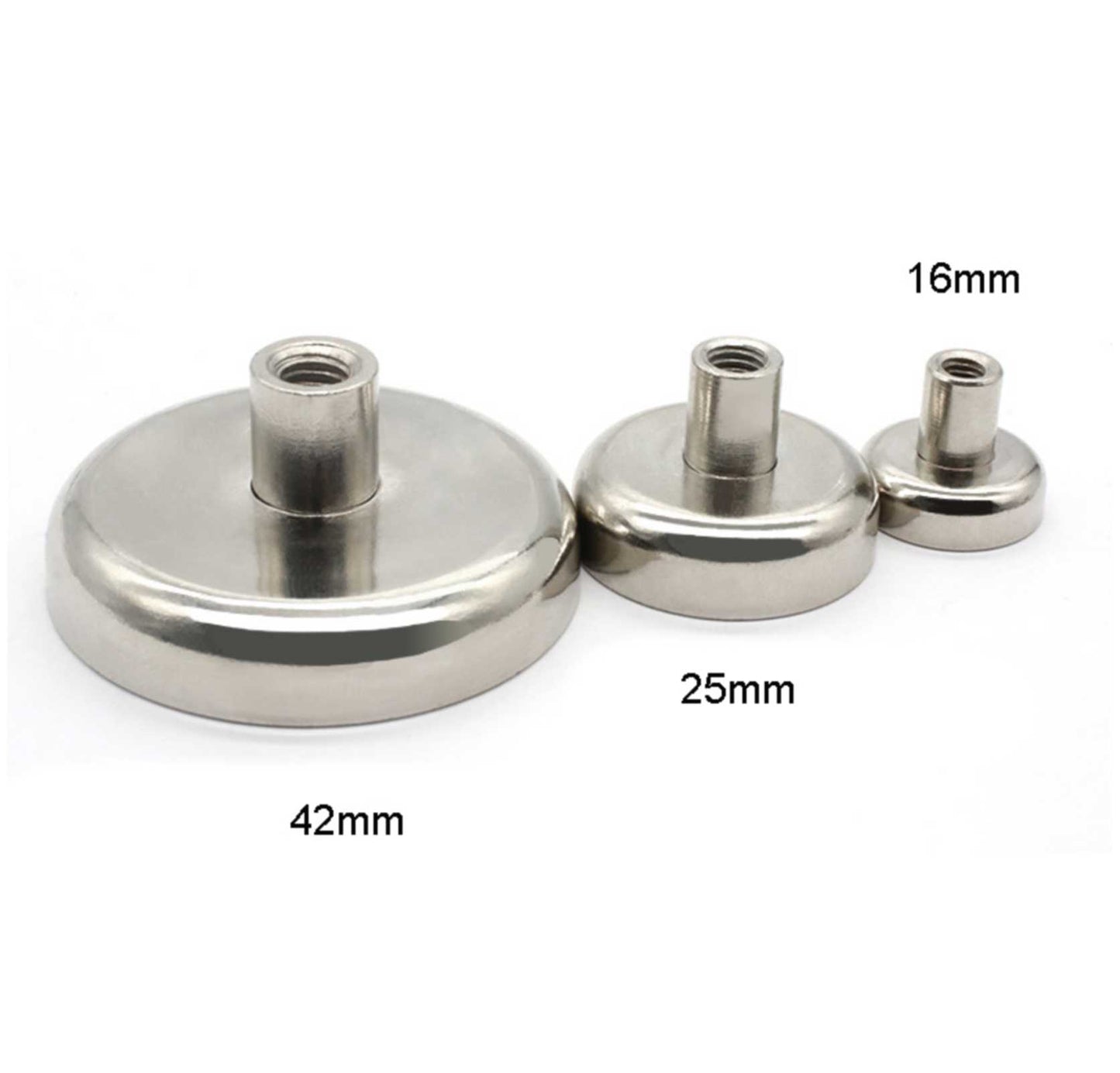 Pot Magnet With Internal Threaded Stem