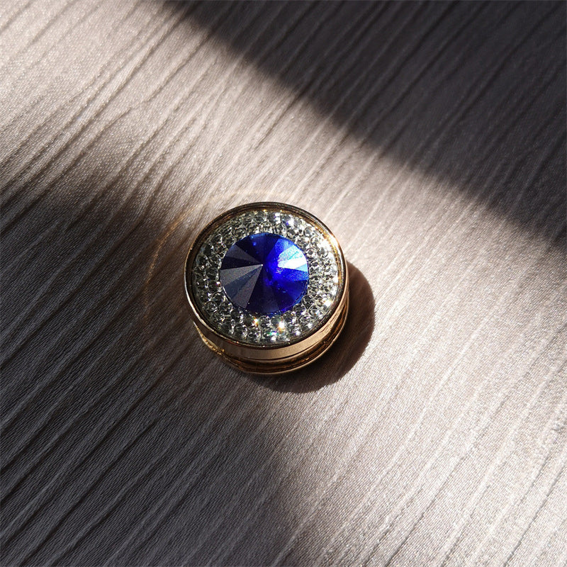 25SETS 18mm Hijab Pins Round Shape With Diamond Magnetic Accessories