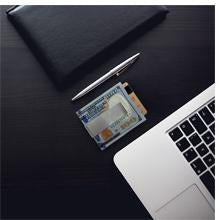 50PCS 70x17mm Stainless Steel Money Clip