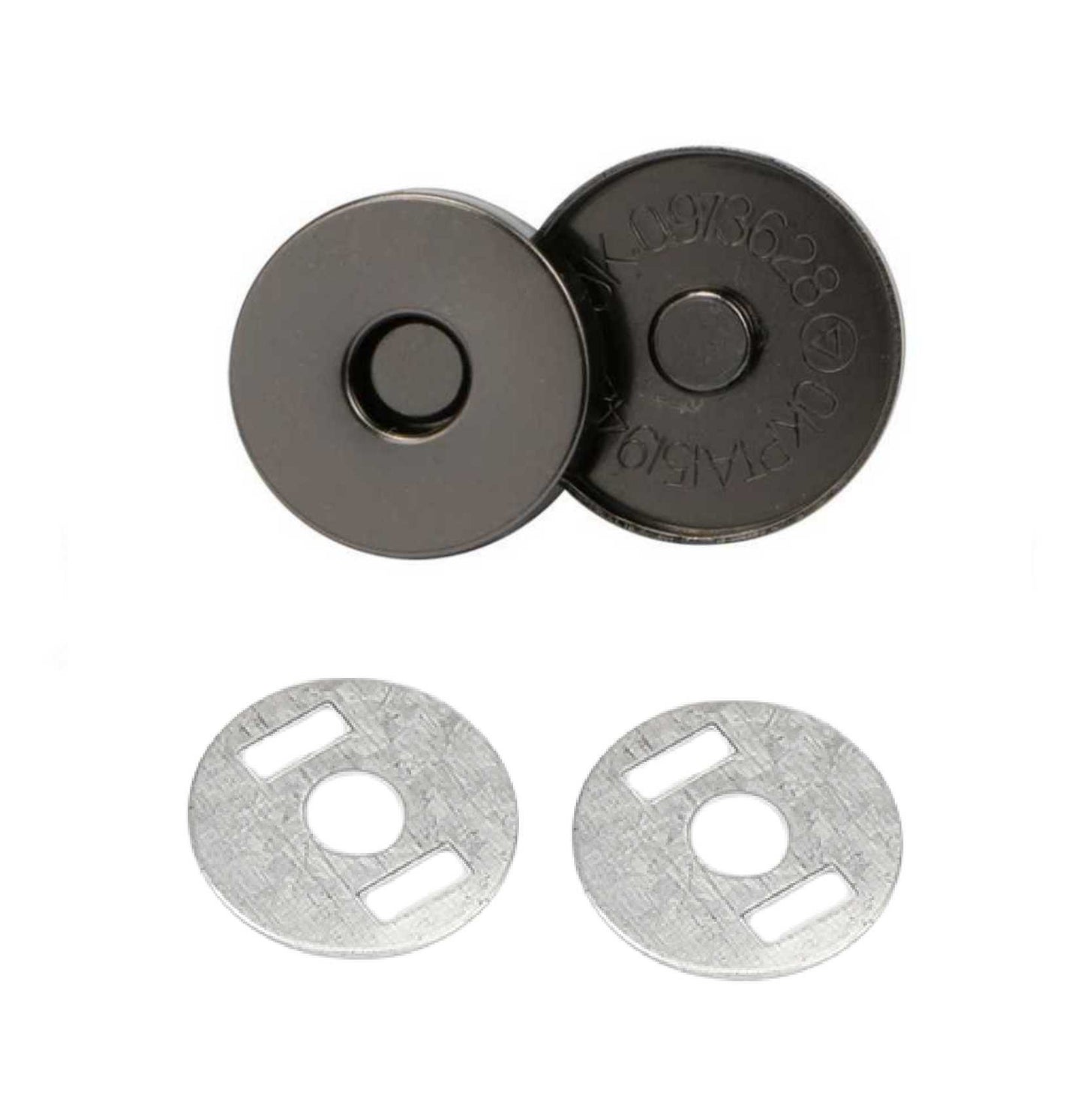 18x2mm Full Cover Magnetic Snaps (50-sets)
