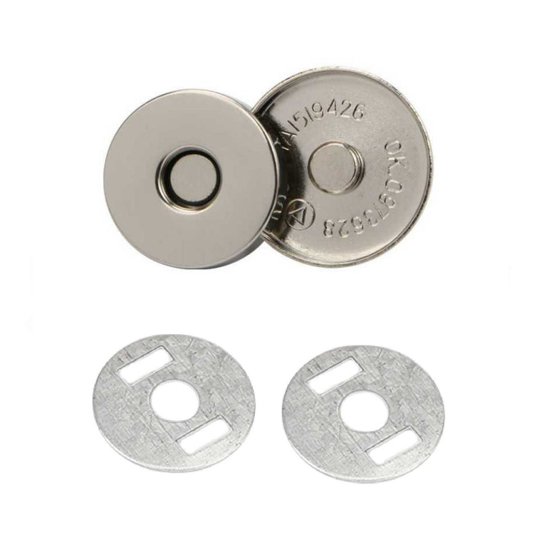 18x2mm Full Cover Magnetic Snaps (50-sets)