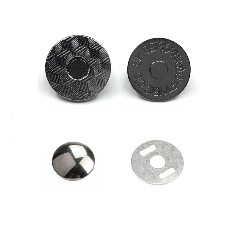 Gunmetal color Single Rivet magnetic snap, magnetic button