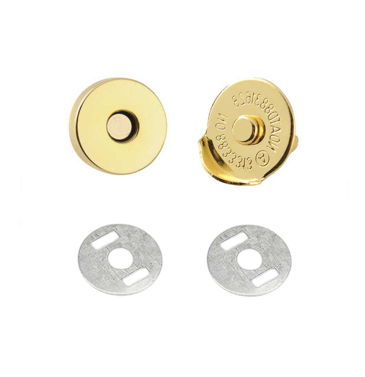 14x3.5mm Half Cover Magnetic Snaps (50-sets)