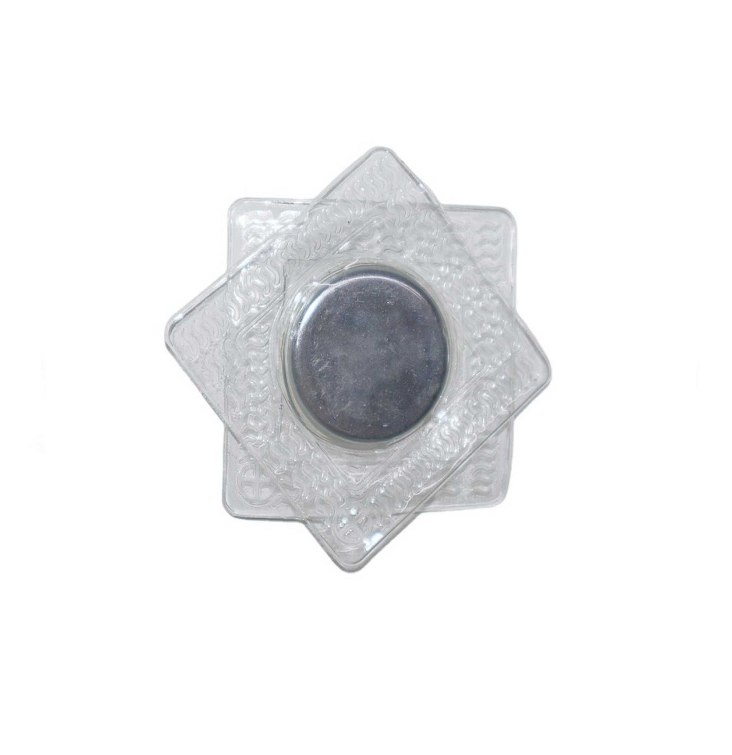 50 Pairs Invisible Sew Magnet Round Shape Single Pole with PVC