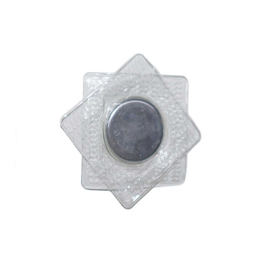 50 Pairs Invisible Sew Magnet Round Shape Single Pole with PVC